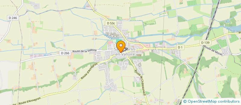 localisation de l'entreprise BIBLIOTHEQUE COMMUNALE DE SAINT SORLIN EN VALLOIRE  SAINT-SORLIN-EN-VALLOIRE