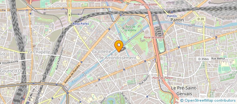 localisation de l'entreprise BIBLIOTHEQUE COMMUNAUTAIRE DU 19 E  PARIS