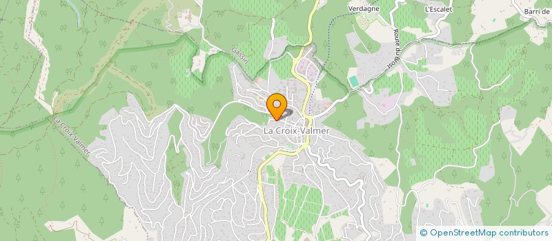 localisation de l'entreprise BIBLIOTHEQUE CROIX VALMER  LA CROIX-VALMER