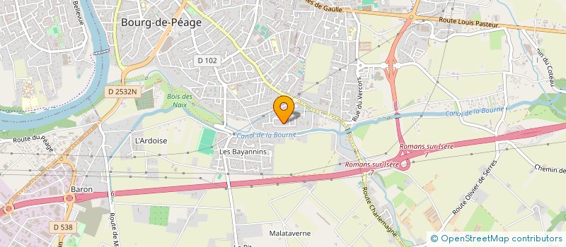 localisation de l'entreprise BIBLIOTHEQUE DE CHARPEY  CHARPEY