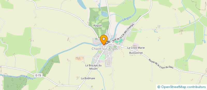 localisation de l'entreprise BIBLIOTHEQUE DE CHAZE SUR ARGOS  CHAZE-SUR-ARGOS