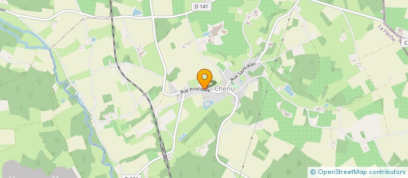 localisation de l'entreprise BIBLIOTHEQUE DE LA BRUERE SUR LOIR GUY BAUDART à LA BRUERE-SUR-LOIR