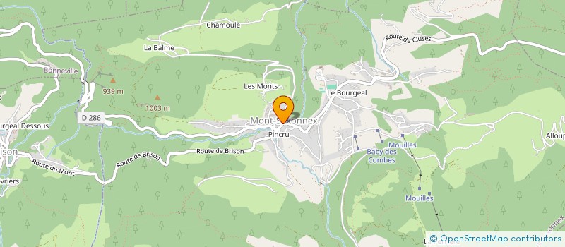 localisation de l'entreprise BIBLIOTHEQUE DE MONT-SAXONNEX  MONT-SAXONNEX