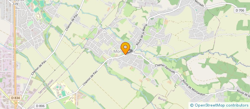 localisation de l'entreprise BIBLIOTHEQUE DE MONTARDON  MONTARDON