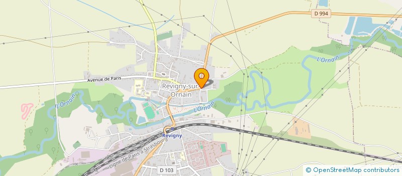 localisation de l'entreprise BIBLIOTHEQUE DE REVIGNY SUR ORNAIN à REVIGNY-SUR-ORNAIN