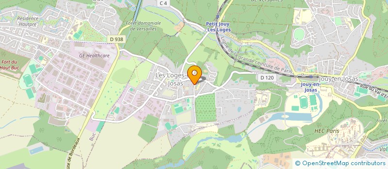 localisation de l'entreprise BIBLIOTHEQUE DES LOGES EN JOSAS  LES LOGES-EN-JOSAS