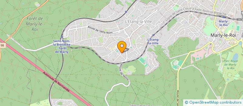 localisation de l'entreprise BIBLIOTHEQUE DU PARC FONTON  L'ETANG-LA-VILLE