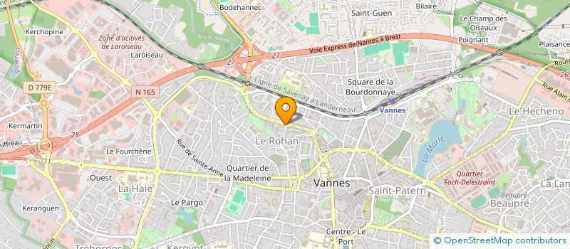 localisation de l'entreprise BIBLIOTHEQUE ENS ECOLE PUBLIQUE VANNES 2 à VANNES