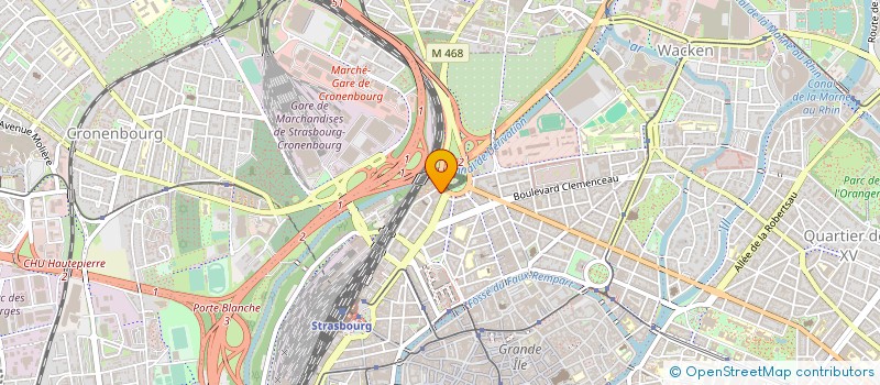 localisation de l'entreprise BIBLIOTHEQUE ETUDES à STRASBOURG