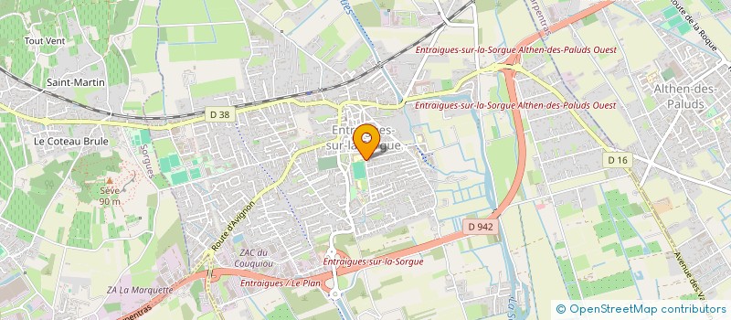 localisation de l'entreprise BIBLIOTHEQUE JEUNESSE ABRACADALIRE à ENTRAIGUES-SUR-LA-SORGUE