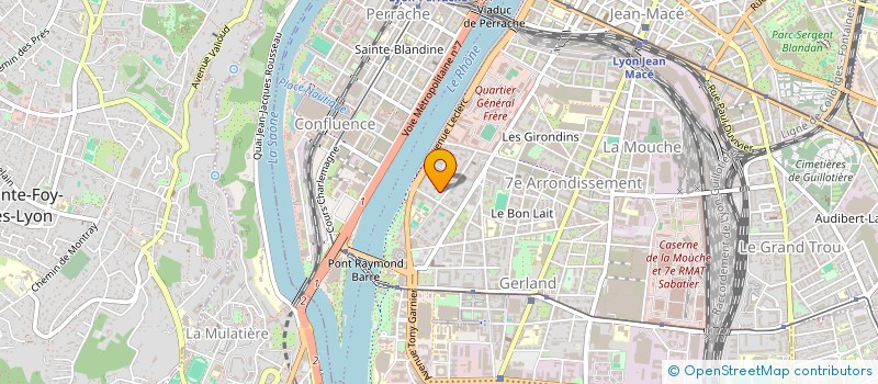 localisation de l'entreprise BIBLIOTHEQUE KAMA à LYON