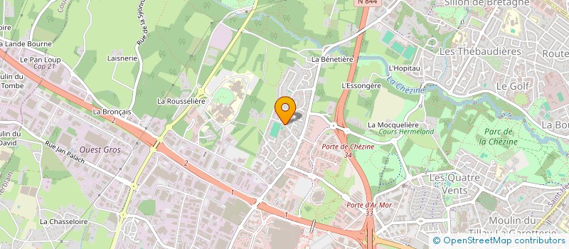 localisation de l'entreprise BIBLIOTHEQUE LA BERGERIE  SAINT-HERBLAIN