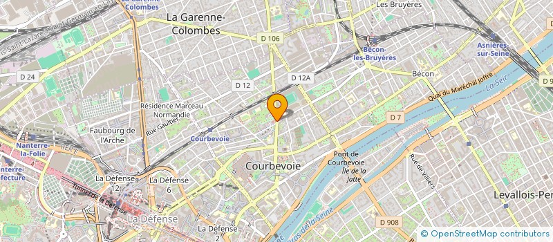 localisation de l'entreprise BIBLIOTHEQUE MUNICIPALE à COURBEVOIE