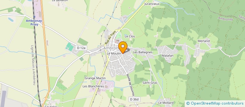 localisation de l'entreprise BIBLIOTHEQUE MUNICIPALE D'AMBRONAY à AMBRONAY