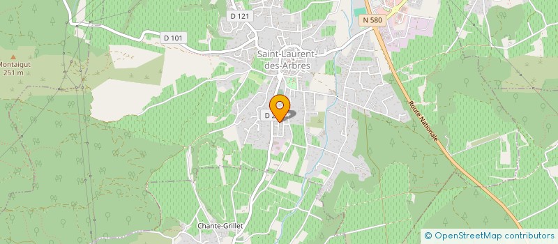 localisation de l'entreprise BIBLIOTHEQUE MUNICIPALE LES JARDINS D' EPICURE  TAVEL