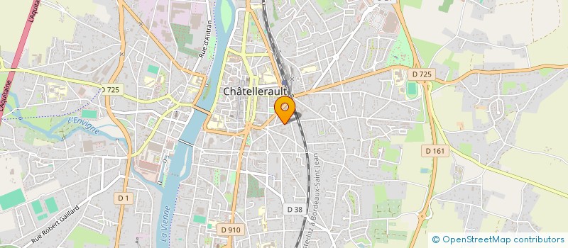 localisation de l'entreprise BIBLIOTHEQUE PED CULTUR DE CHATELLERAULT à CHATELLERAULT