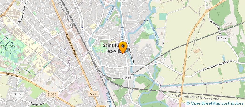 localisation de l'entreprise BIBLIOTHEQUE PEDAGOG CIRCONS TROYES NORD à SAINT-JULIEN-LES-VILLAS