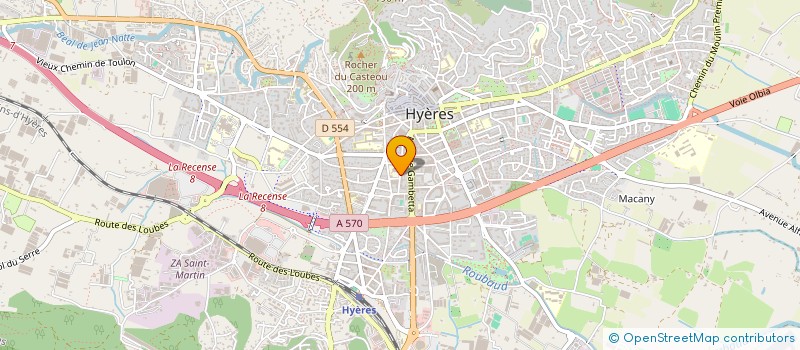 localisation de l'entreprise BIBLIOTHEQUE PEDAGOGIQUE  HYERES