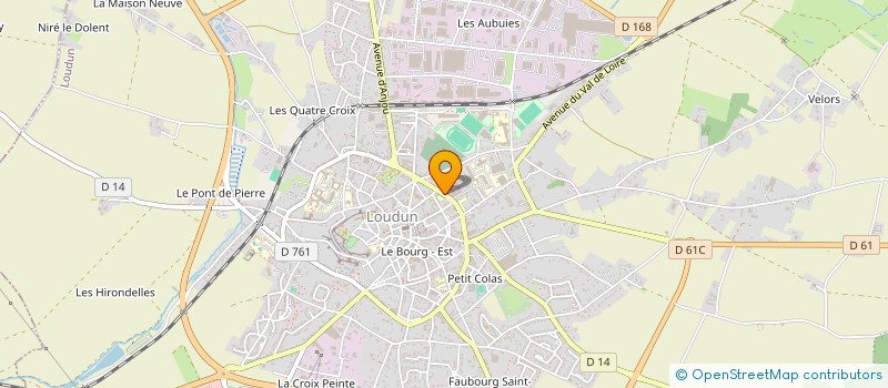 localisation de l'entreprise BIBLIOTHEQUE PEDAGOGIQUE DU LOUDUNAIS à LOUDUN