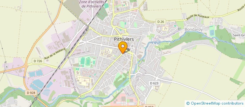 localisation de l'entreprise BIBLIOTHEQUE PEDAGOGIQUE PITHIVIERS à PITHIVIERS