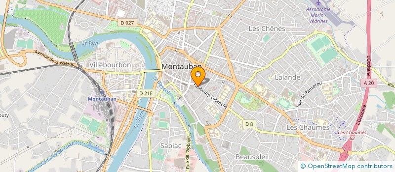 localisation de l'entreprise BIBLIOTHEQUE POUR TOUS à MONTAUBAN