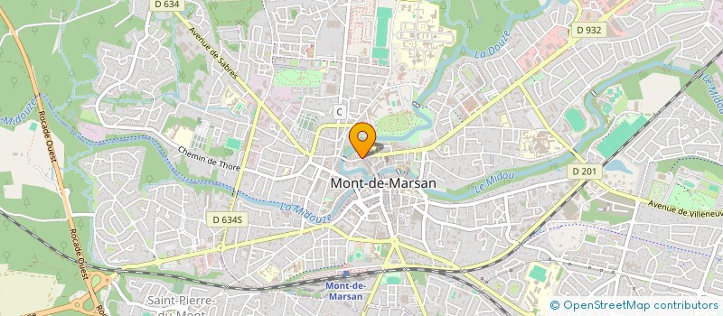 localisation de l'entreprise BIBLIOTHEQUE POUR TOUS à MONT-DE-MARSAN