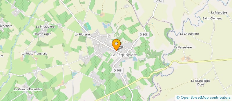 localisation de l'entreprise BIBLIOTHEQUE POUR TOUS DE LA REGRIPPIERE  LA REGRIPPIERE