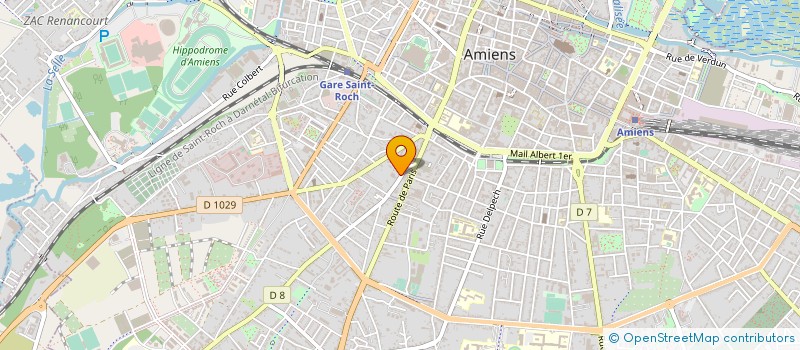 localisation de l'entreprise BIBLIOTHEQUE SANTE SPIRITUALITE à AMIENS