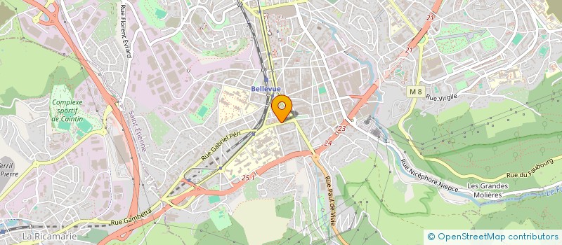 localisation de l'entreprise BIBLIOTHEQUE SCIENT CHRU  SAINT-ETIENNE