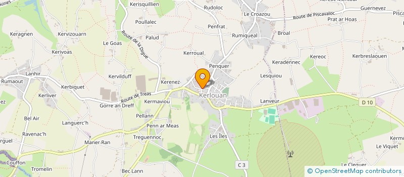 localisation de l'entreprise BIBLIOTHEQUE TY AL LEOR à KERLOUAN