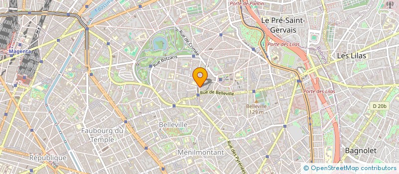 localisation de l'entreprise BIBLIOTHEQUE UKRAINIENNE SIMON PETLURA  PARIS