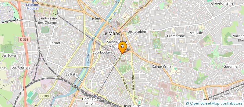 localisation de l'entreprise BIBLIOTHEQUES POUR TOUS à LE MANS