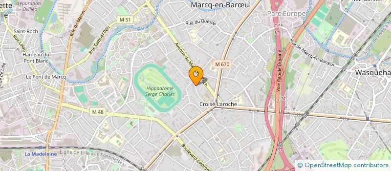 localisation de l'entreprise BIBO à MARCQ-EN-BARŒUL