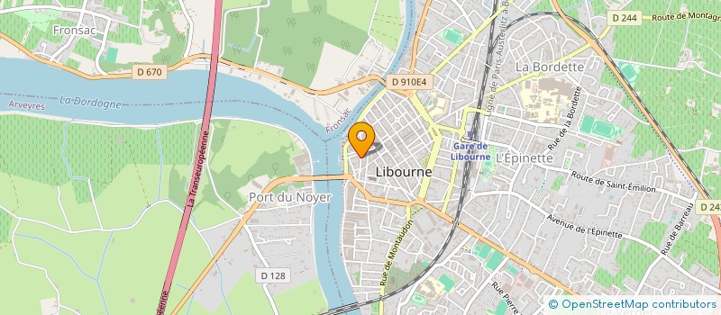 localisation de l'entreprise BIBO  LIBOURNE