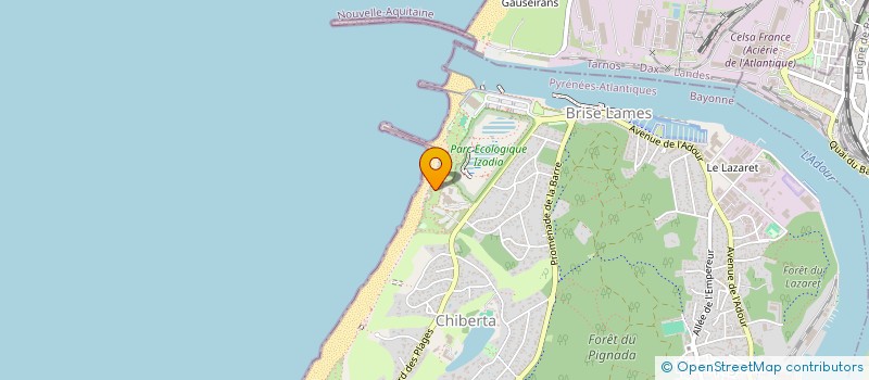 localisation de l'entreprise BIBOO  ANGLET