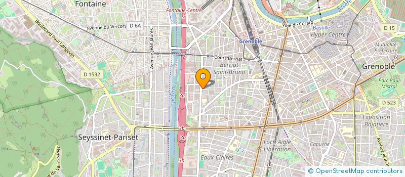 localisation de l'entreprise BIBOU 38  GRENOBLE