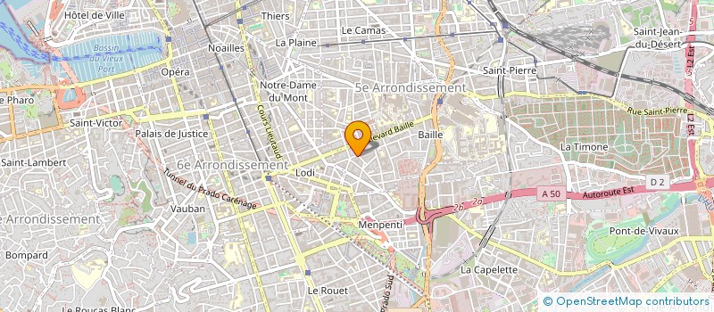 localisation de l'entreprise BIBOU BEIGNETS à MARSEILLE