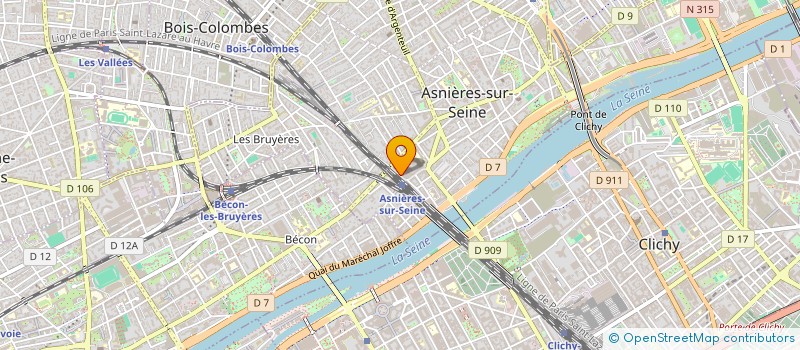 localisation de l'entreprise BIBOU CORP à ASNIERES-SUR-SEINE