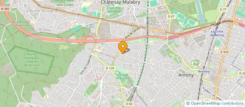 localisation de l'entreprise BIBOU ET CRAPAUD à ANTONY