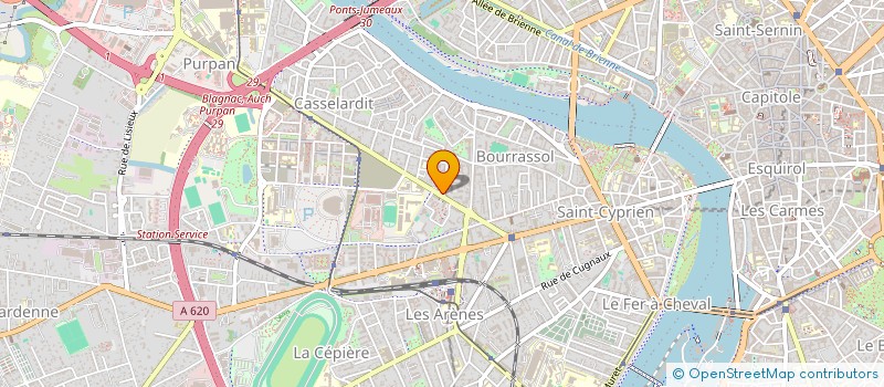 localisation de l'entreprise BIBOU INVEST à TOULOUSE