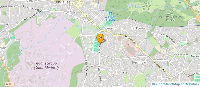 localisation de l'entreprise BIBOULE CLUB  SAINT-MEDARD-EN-JALLES