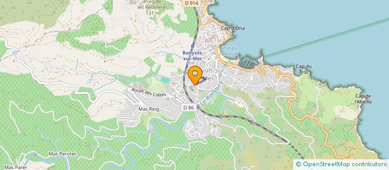 localisation de l'entreprise BIBOUX 2022  BANYULS-SUR-MER