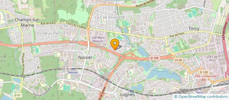 localisation de l'entreprise BIBOUYOU  NOISIEL