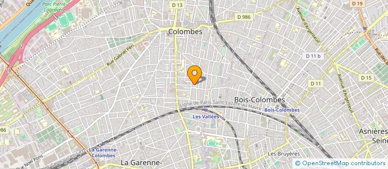 localisation de l'entreprise BIBS IMMO à COLOMBES