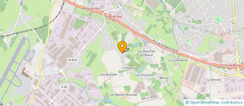 localisation de l'entreprise BIBULOBA  BOUGUENAIS