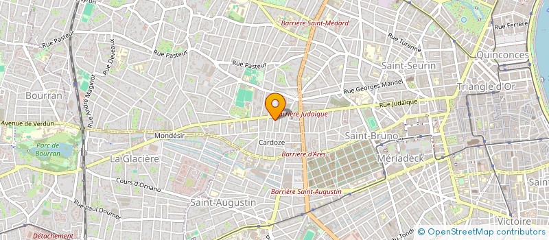 localisation de l'entreprise BIBUS IMMO  BORDEAUX