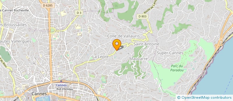 localisation de l'entreprise BIBY MER  CANNES