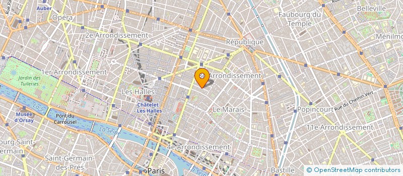 localisation de l'entreprise BIC à PARIS