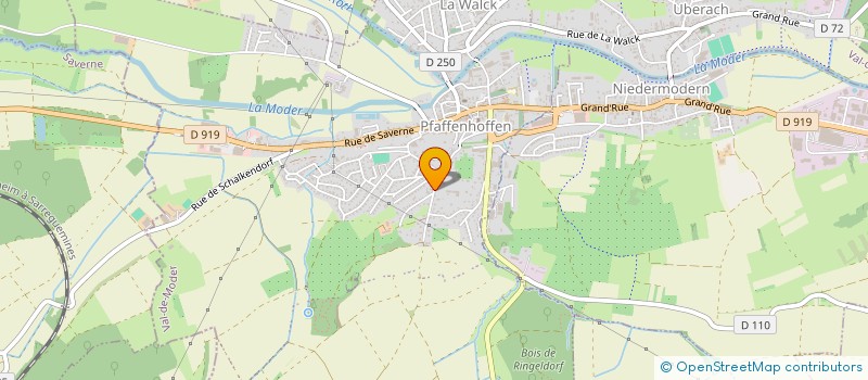 localisation de l'entreprise BIC  VAL-DE-MODER