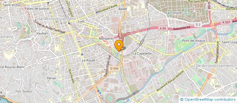 localisation de l'entreprise BIC BATI à MARSEILLE 10EME